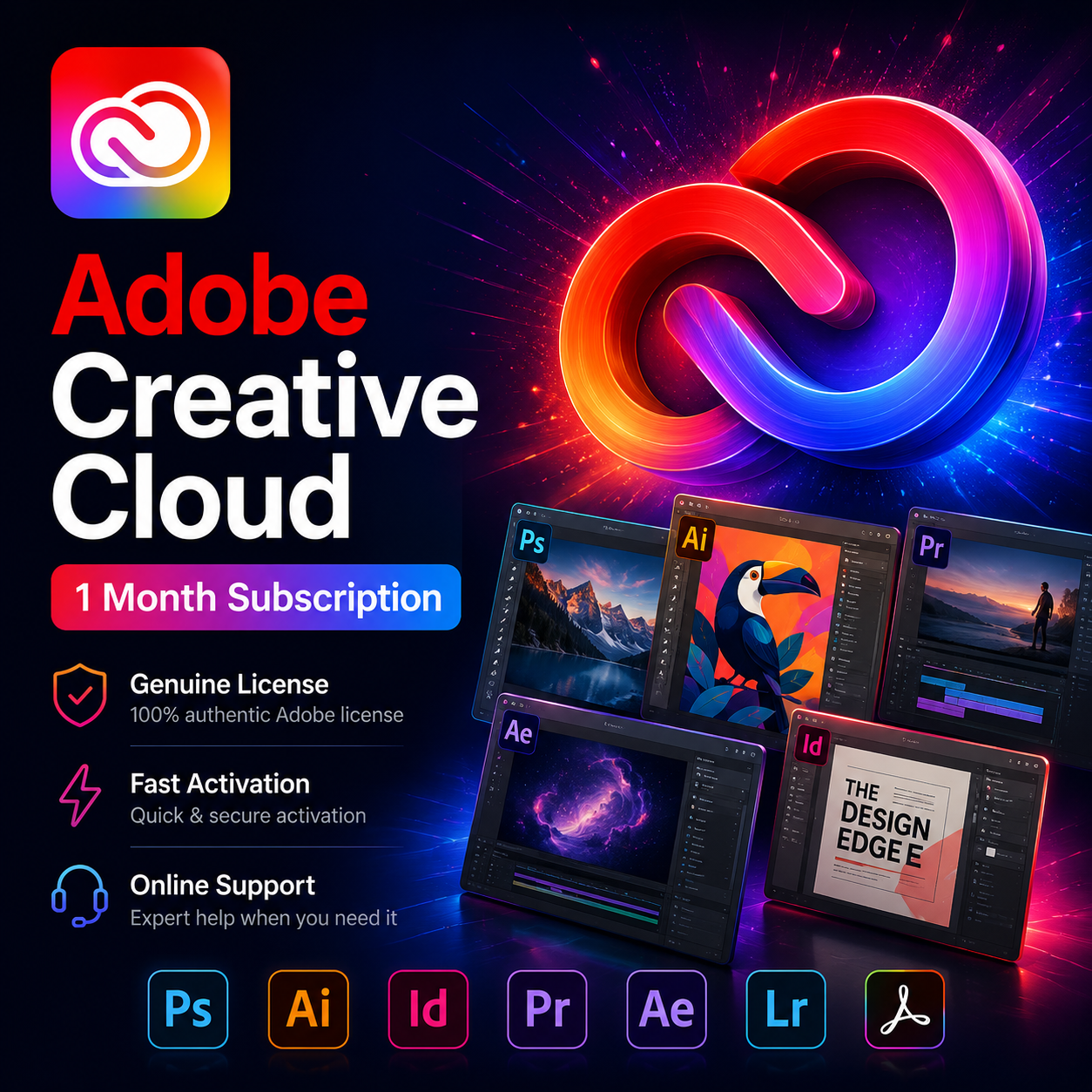 Adobe Creative Cloud - 1 Month