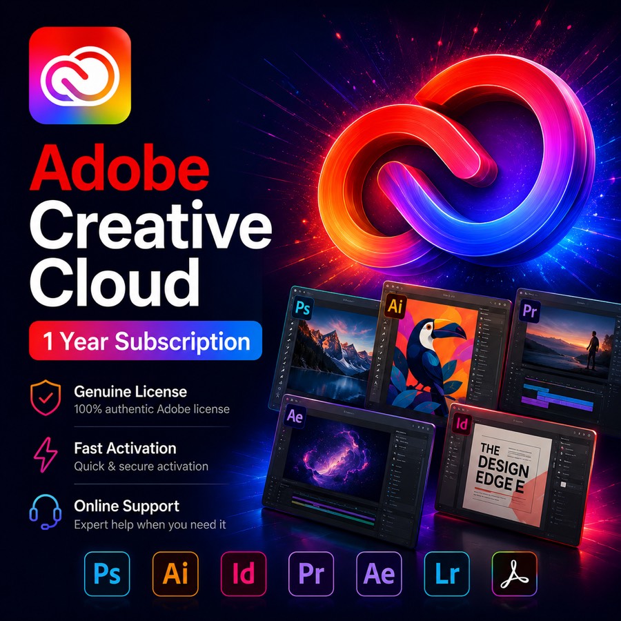 Adobe Creative Cloud - 1 Year