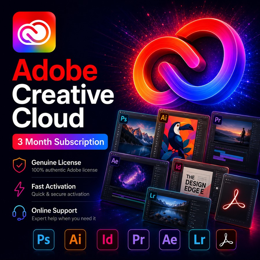 Adobe Creative Cloud - 3 Months