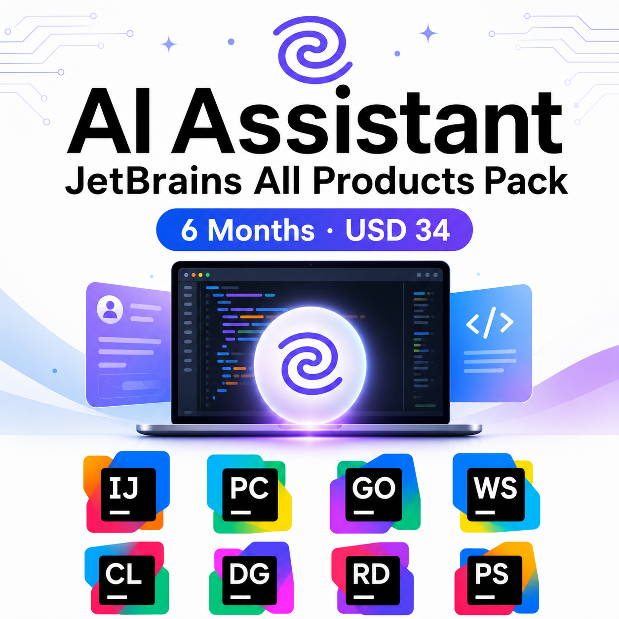 JetBrains AI Assistant + All Products Pack - 6 Months
